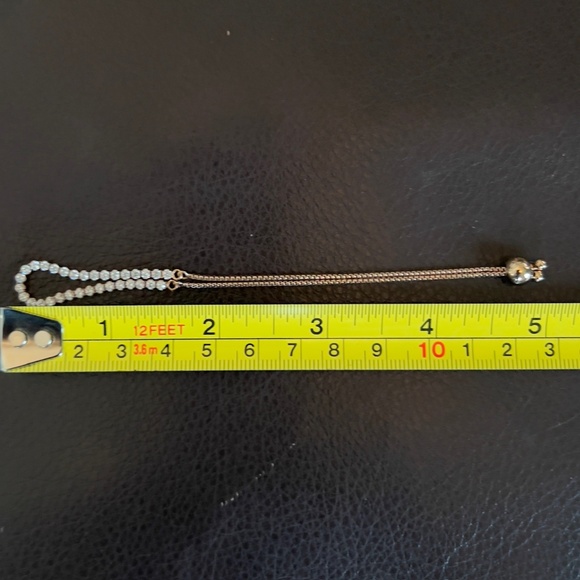 Pandora Timeless Rose Gold Plated Sterling Silver, Slider Tennis Bracelet - Picture 16 of 16